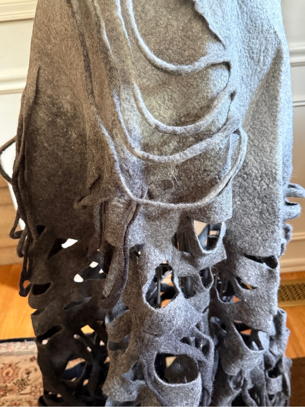 Bohemian Cutout Maxi Set in Grey Ombré - Picture 11 of 13